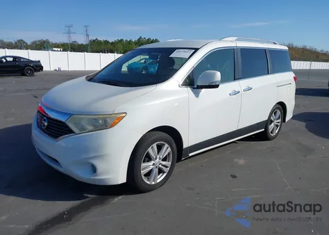 2012 Nissan Quest Sl из США, поврежденный, VIN JN8AE2KP7C9044738